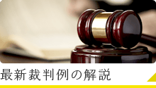 最新裁判例の解説